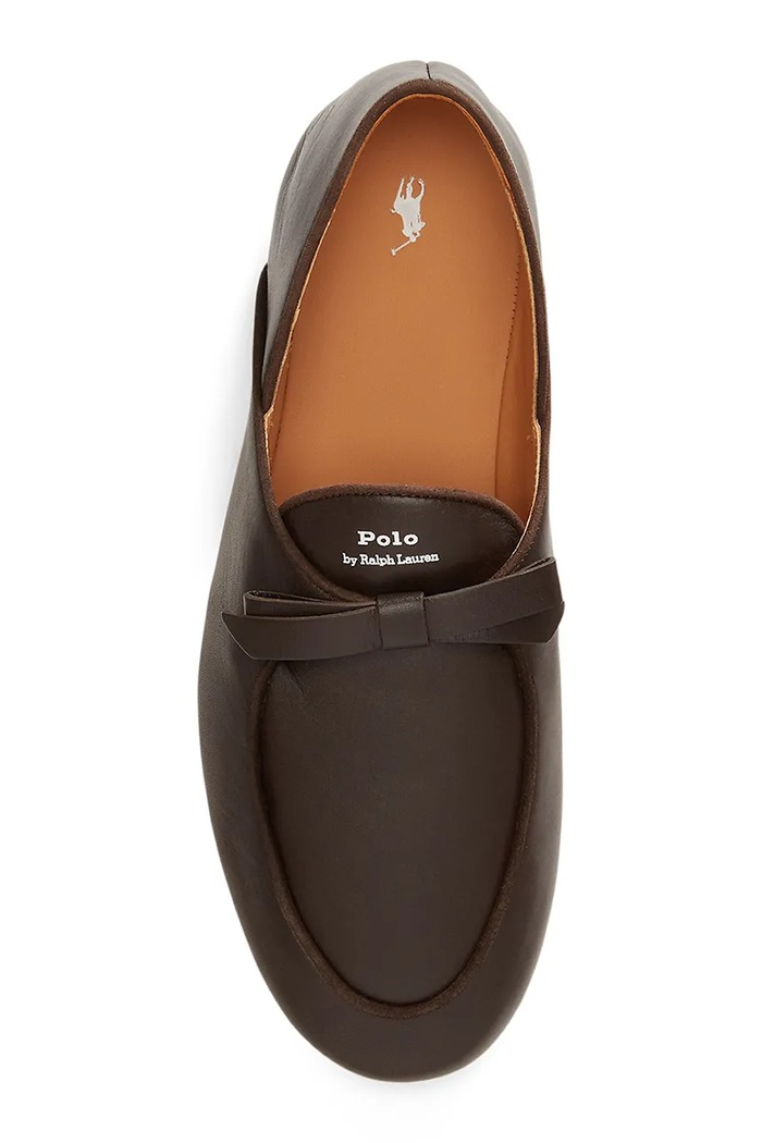 Polo Ralph Lauren λόφτερς γυναικεία δερμάτινα Pl Wlabe καφέ 818P11017003.200