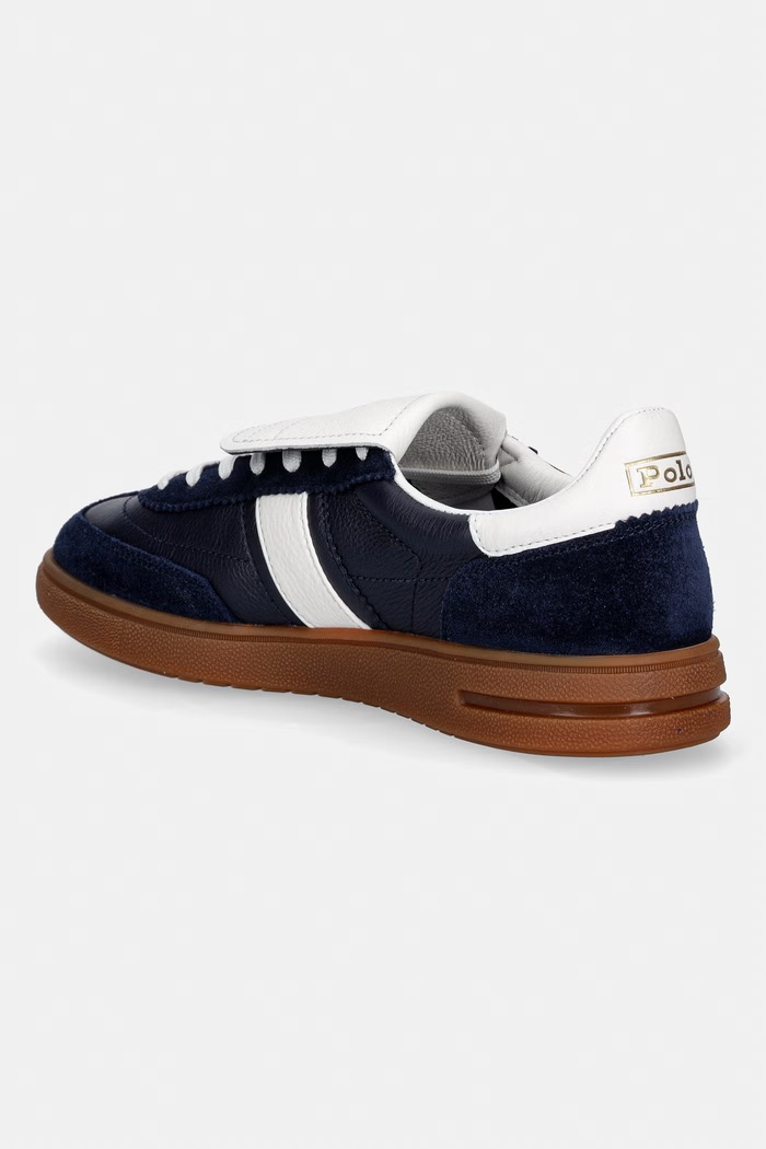 Obuwie Polo Ralph Lauren Bedford Ft sneakersy damskie skórzane 804P16347001.999 granatowy