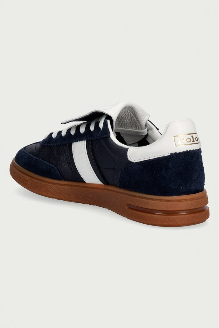 Obuwie Polo Ralph Lauren Bedford Ft sneakersy damskie skórzane 804P16347001.999 granatowy