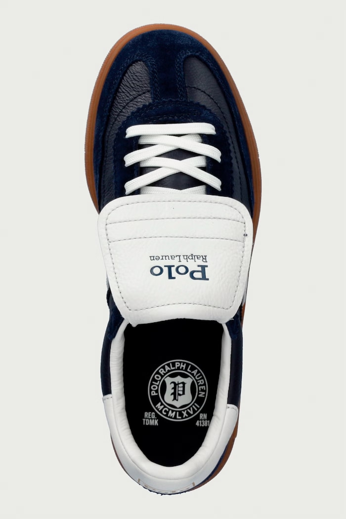 Bedford Ft sneakersy damskie skórzane Polo Ralph Lauren 804P16347001.999 granatowy