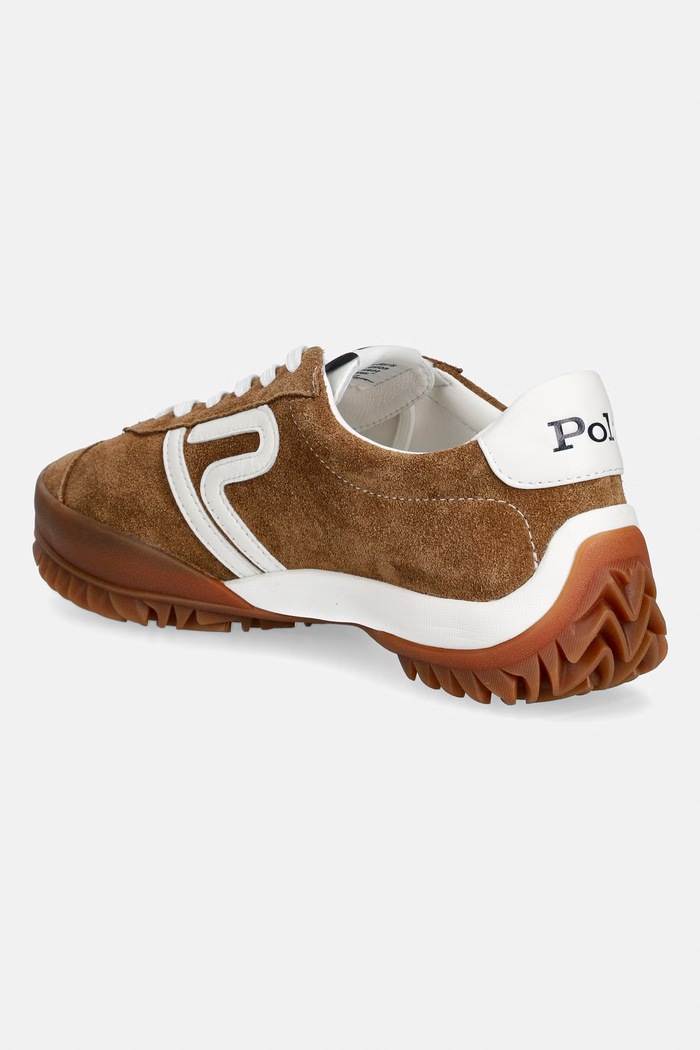 Obuća Polo Ralph Lauren Tread Lw Tp tenisice za žene od brušene kože 804P15616001.260 bež