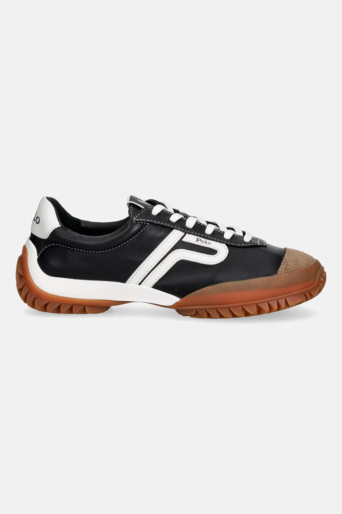 Polo Ralph Lauren Tread Lw Tp sneakers dámske kožené 804P24300002.001 čierna AW26