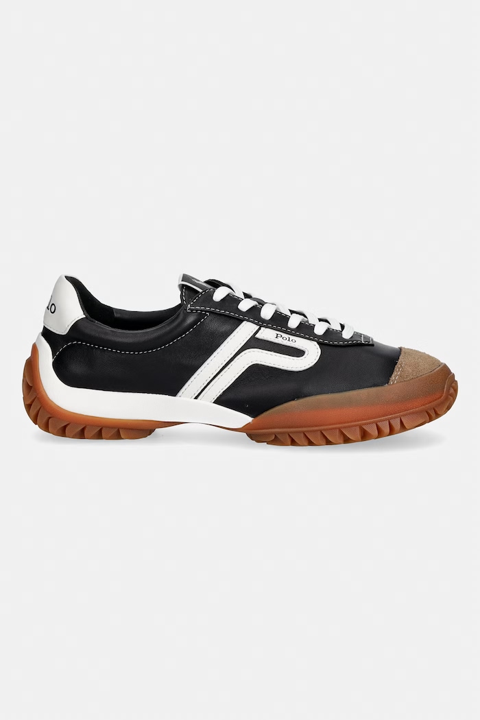 Polo Ralph Lauren Tread Lw Tp sneakers dámske kožené 804P24300002.001 čierna AW26