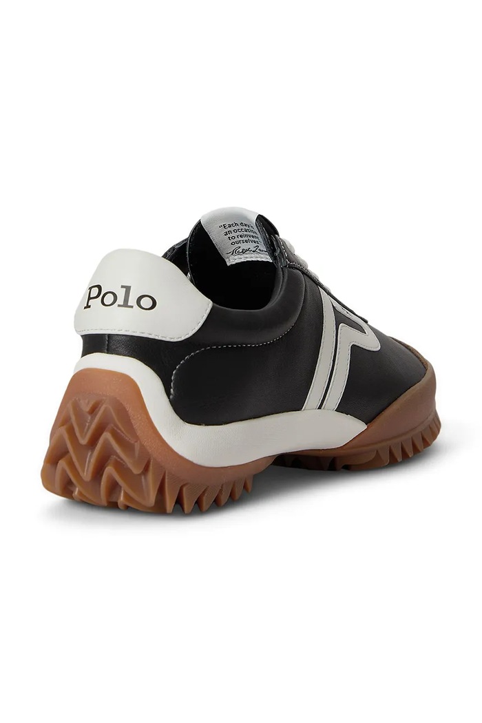 Obuća Polo Ralph Lauren Tread Lw Tp tenisice za žene od kože 804P24300002.001 crna