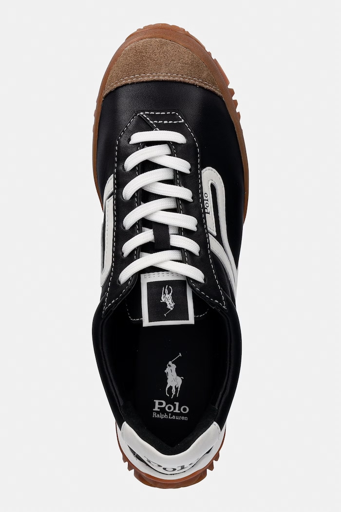 Polo Ralph Lauren Tread Lw Tp sneakers dámske kožené čierna 804P24300002.001