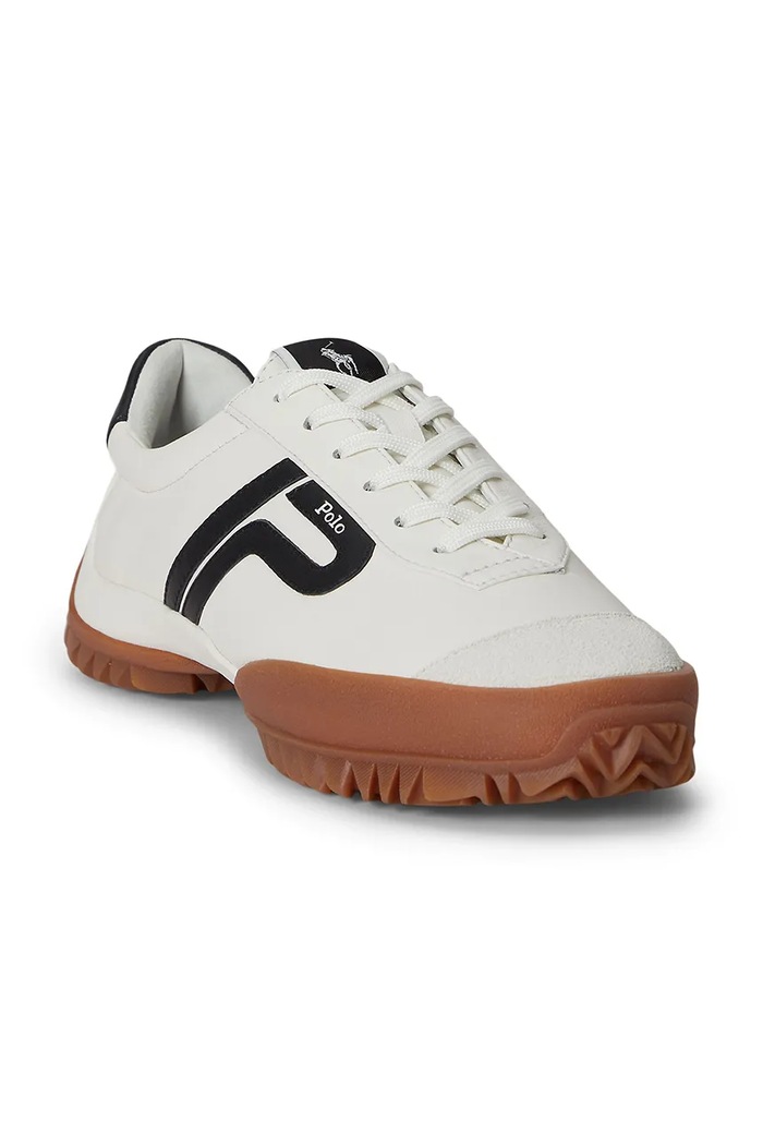 Polo Ralph Lauren Tread Lw Tp sneakers γυναικεία δερμάτινα 804P24300001.100 λευκό AW26