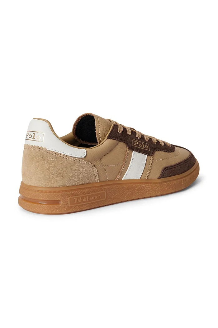 Obuća Polo Ralph Lauren Bedford tenisice za muškarce od brušene kože 804P04920008.101 bež