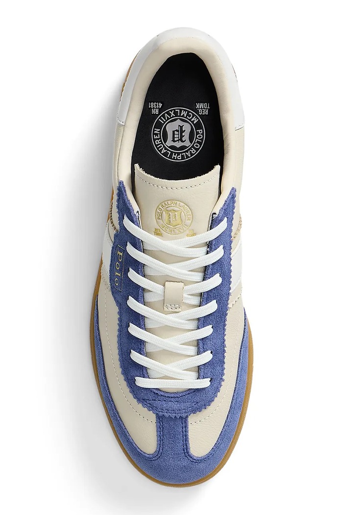 Bedford sneakersy damskie zamszowe Polo Ralph Lauren 804P04920008.101 beżowy