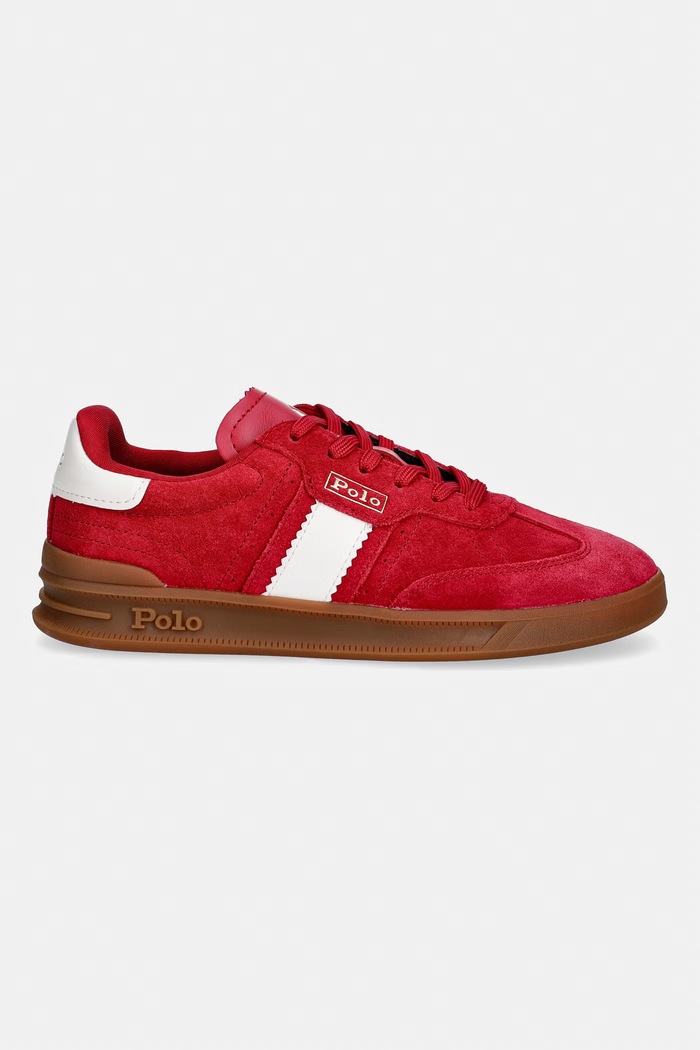 Polo Ralph Lauren Htr Aera sneakers dámske semišové 804956688013.600 červená AW26