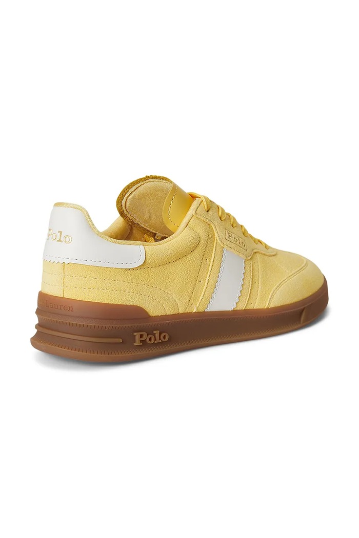 Obuća Polo Ralph Lauren Htr Aera tenisice za žene od brušene kože 804956688012.700 žuta