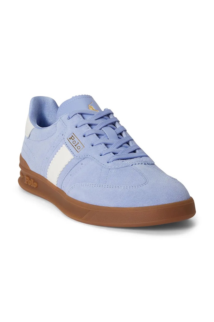 Polo Ralph Lauren Htr Aera tenisice za žene od brušene kože 804956688011.400 plava AW26