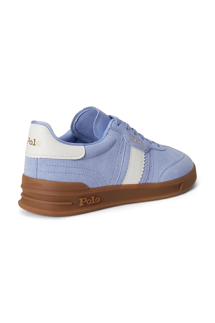 Obuća Polo Ralph Lauren Htr Aera tenisice za žene od brušene kože 804956688011.400 plava