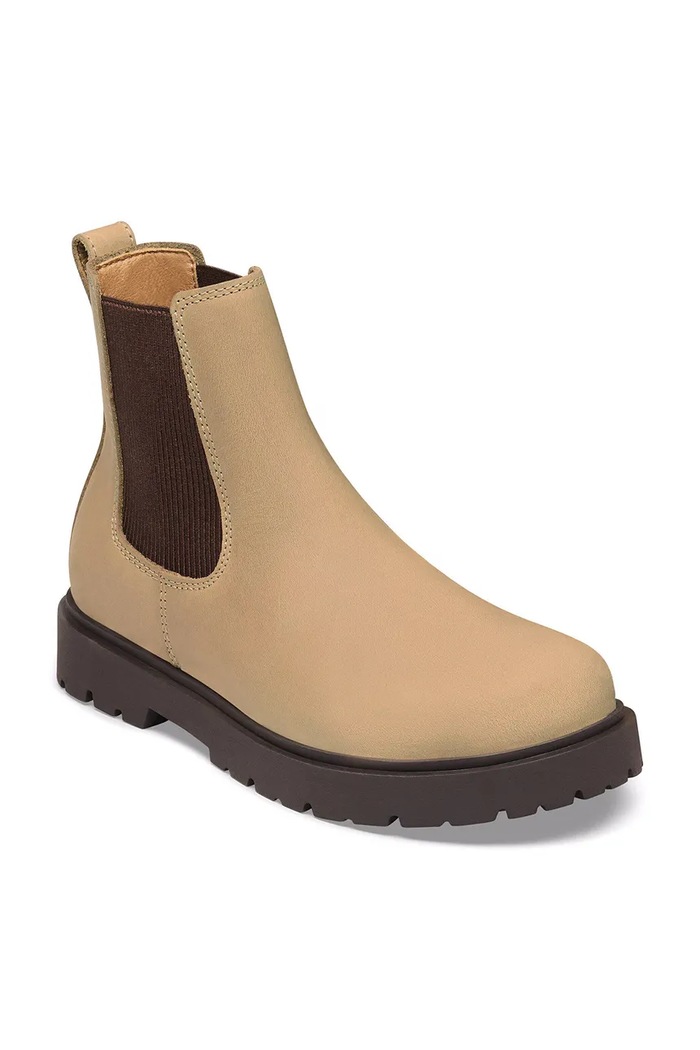 Birkenstock Μπότες τσέλσι Γυναικεία Highwood Oiled Leather 1033180. μπεζ AW26