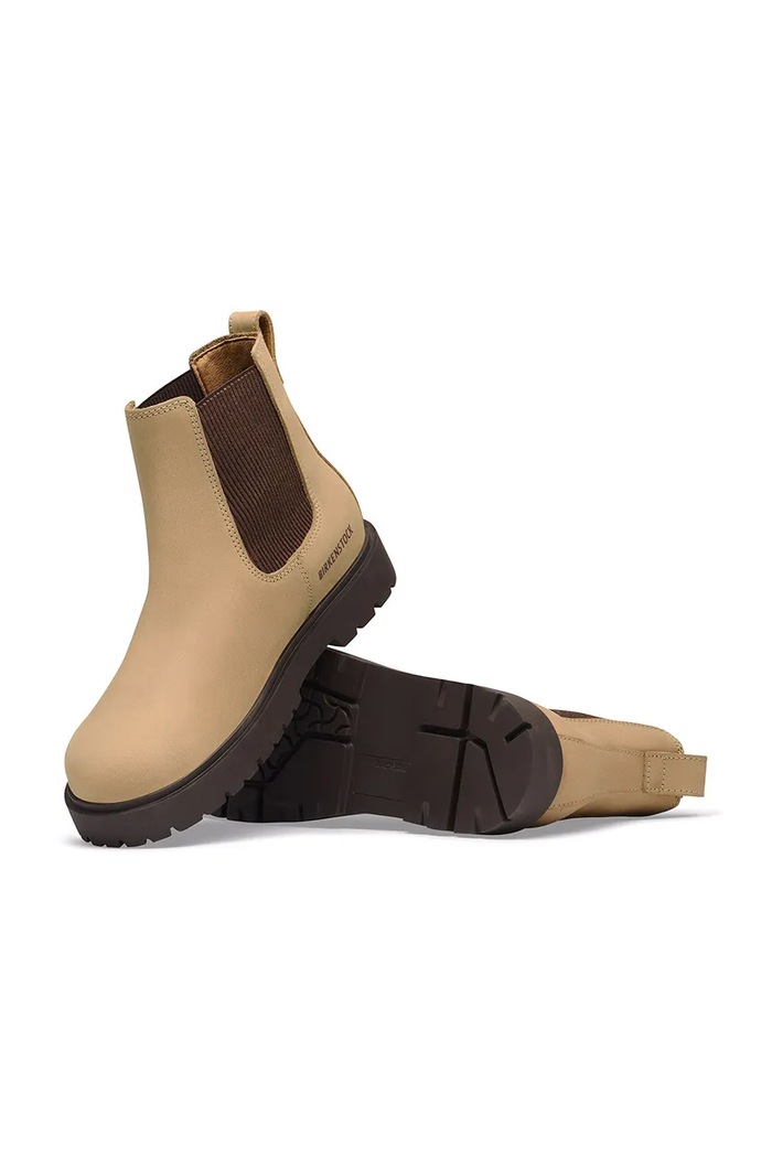 Μπότες τσέλσι Γυναικεία Highwood Oiled Leather Birkenstock 1033180. μπεζ