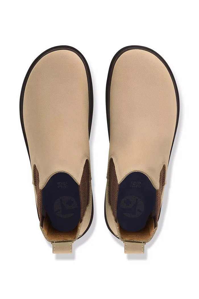 Μπότες τσέλσι Γυναικεία Highwood Oiled Leather Birkenstock μπεζ 1033180.