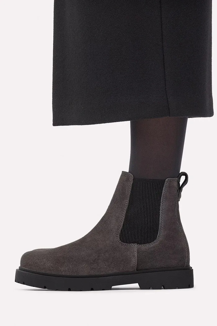 Birkenstock Μπότες τσέλσι Γυναικεία Highwood Suede Leather 1033157