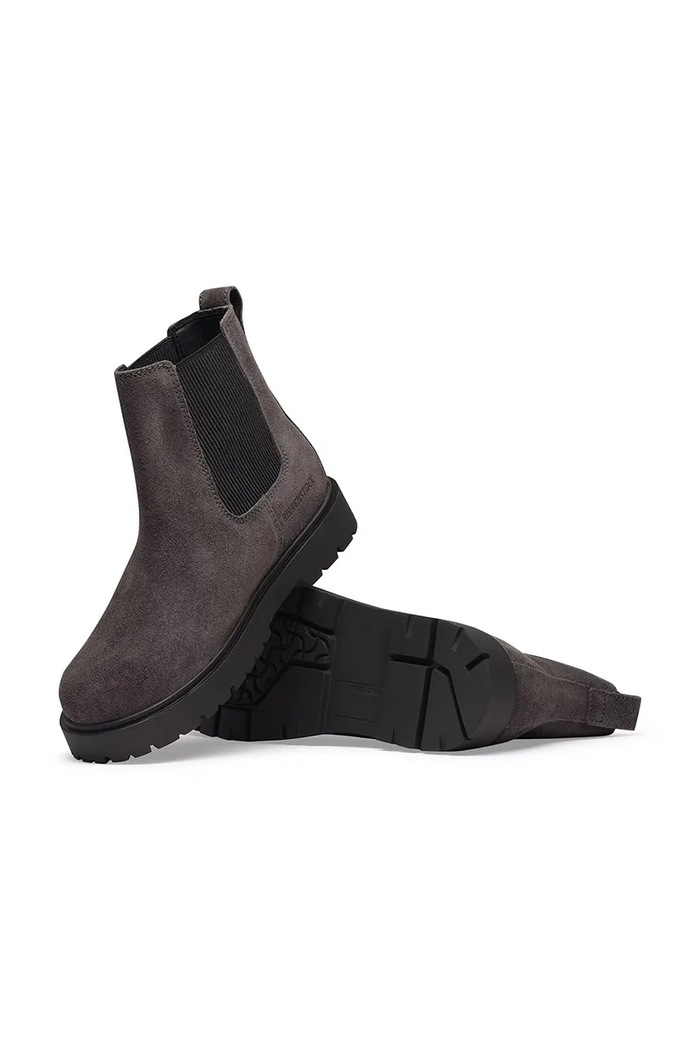 Μπότες τσέλσι Γυναικεία Highwood Suede Leather Birkenstock 1033157 γκρί