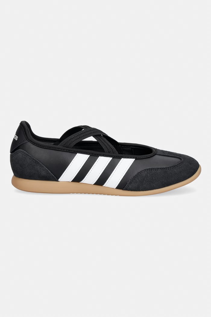adidas baleriny skórzane Barreda Mary Jane LA4273 czarny AW26