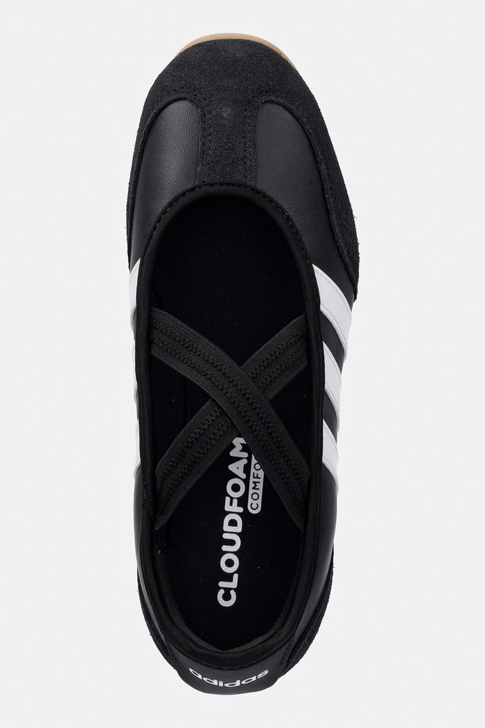 adidas baleriny skórzane Barreda Mary Jane czarny LA4273