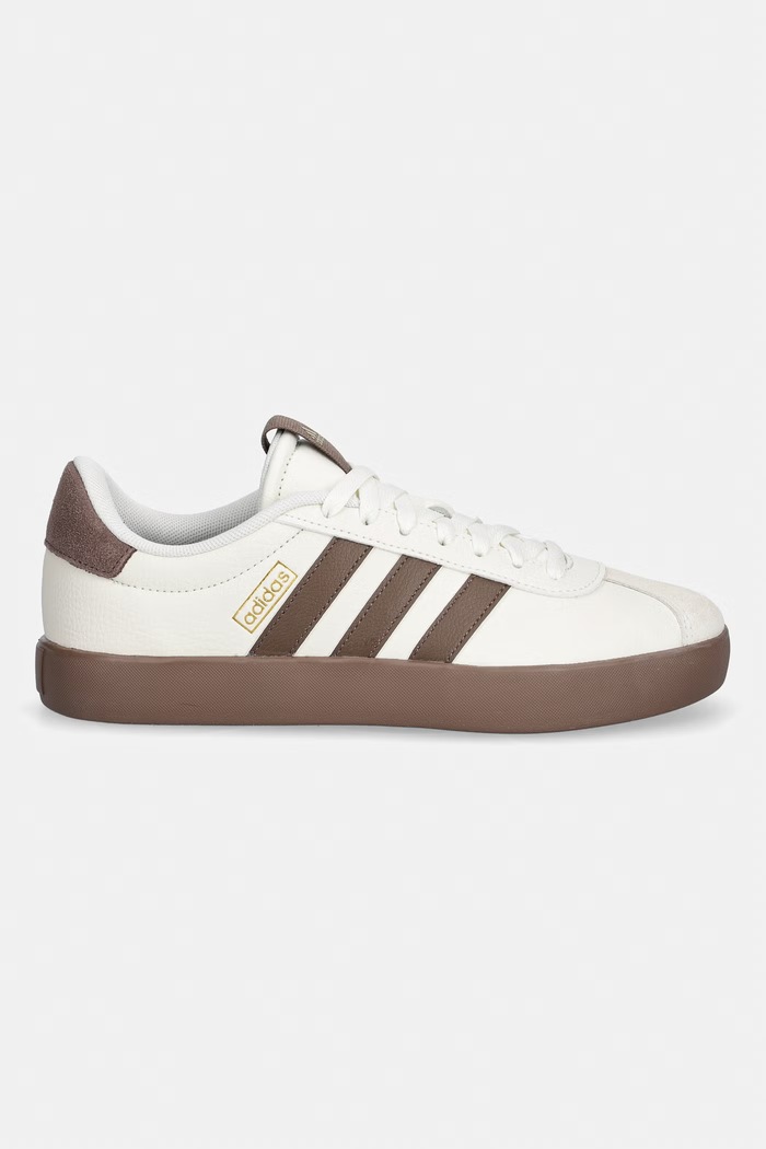 adidas VL Court 3.0 sneakers pentru femei din piele KI4575 bej AW26