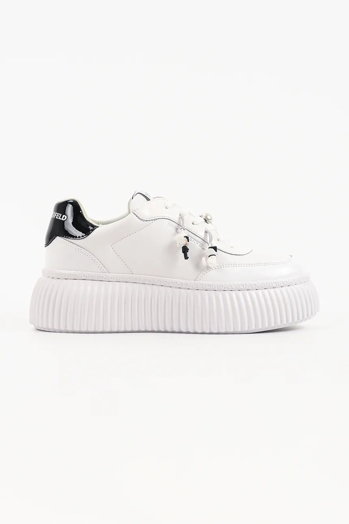 Karl Lagerfeld Kreeper Nft маратонки дамски от кожа бял KL42377T.011