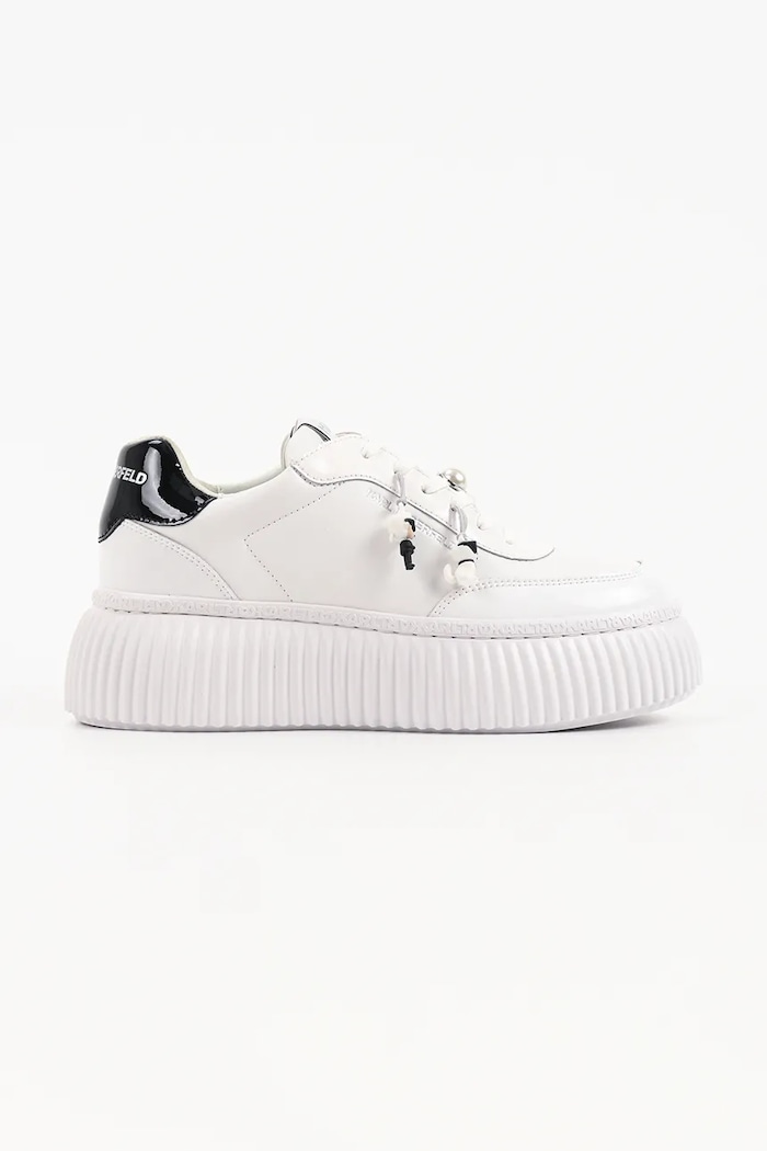 Karl Lagerfeld Kreeper Nft маратонки дамски от кожа бял KL42377T.011