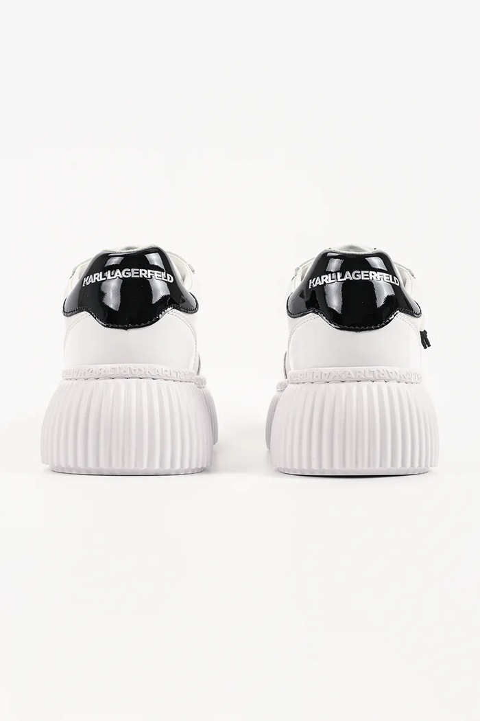 Обувки Karl Lagerfeld Kreeper Nft маратонки дамски от кожа KL42377T.011 бял