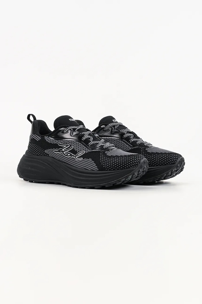 Karl Lagerfeld Krista sneakersy damskie skórzane KL64126.K0X czarny AW26