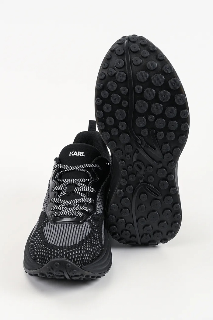 Karl Lagerfeld Krista sneakersy damskie skórzane KL64126.K0X czarny