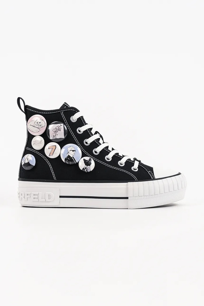 Karl Lagerfeld Kampus Max trampki damskie czarny KL60459.900