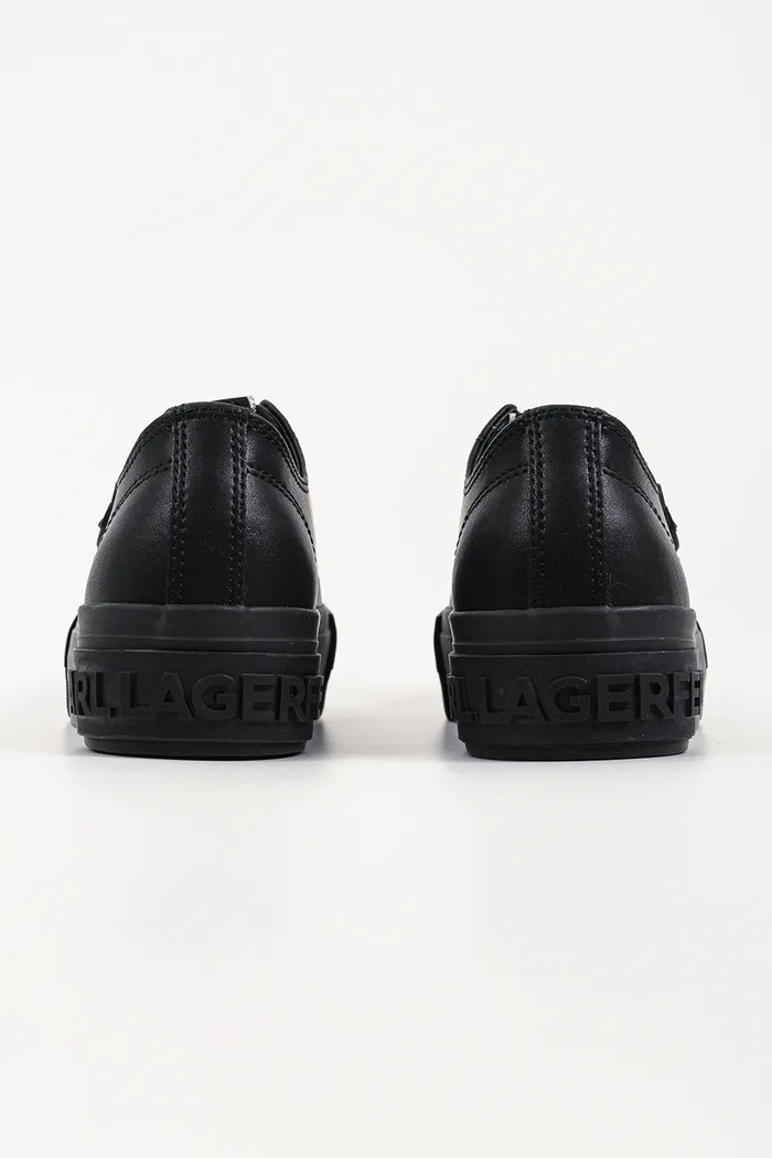 Obuwie Karl Lagerfeld Kampus Max Nft tenisówki dziecięce skórzane KL60426.00X czarny