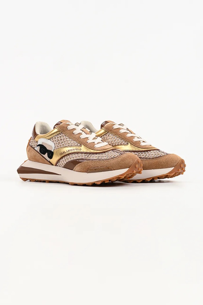 Karl Lagerfeld Zone Nft sneakersy damskie KL62933N.42G brązowy AW26