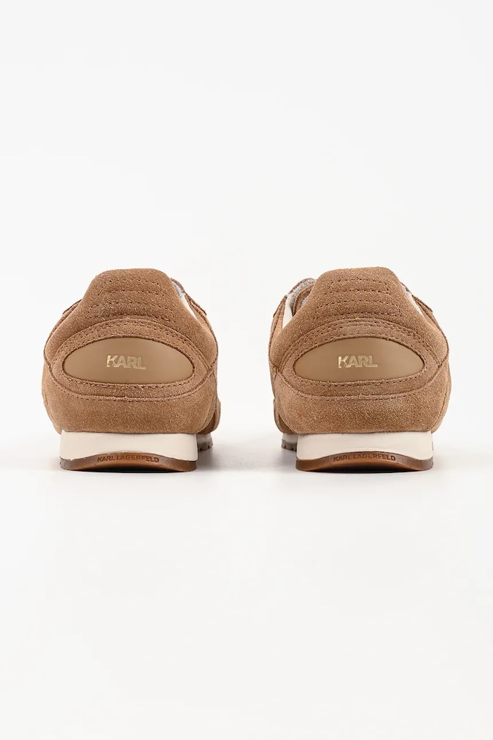 Obuwie Karl Lagerfeld Venus sneakersy damskie zamszowe KL65926A.522 brązowy