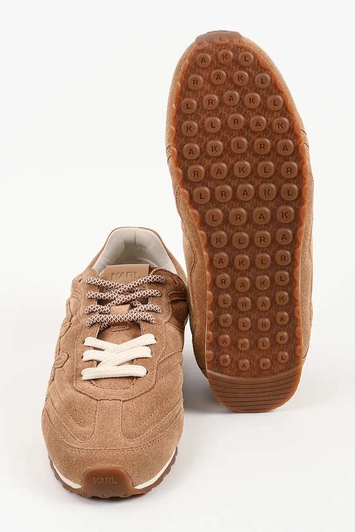 Karl Lagerfeld Venus sneakersy damskie zamszowe KL65926A.522 brązowy
