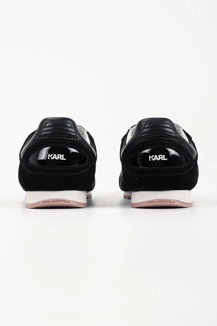 Obuwie Karl Lagerfeld Venus sneakersy damskie skórzane KL65926A.300 czarny