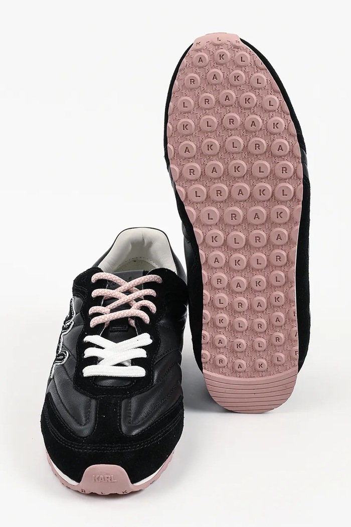 Karl Lagerfeld Venus sneakersy damskie skórzane KL65926A.300 czarny