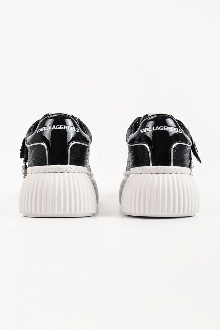 Obuwie Karl Lagerfeld Kreeper Nft sneakersy damskie skórzane KL42376C.100 czarny