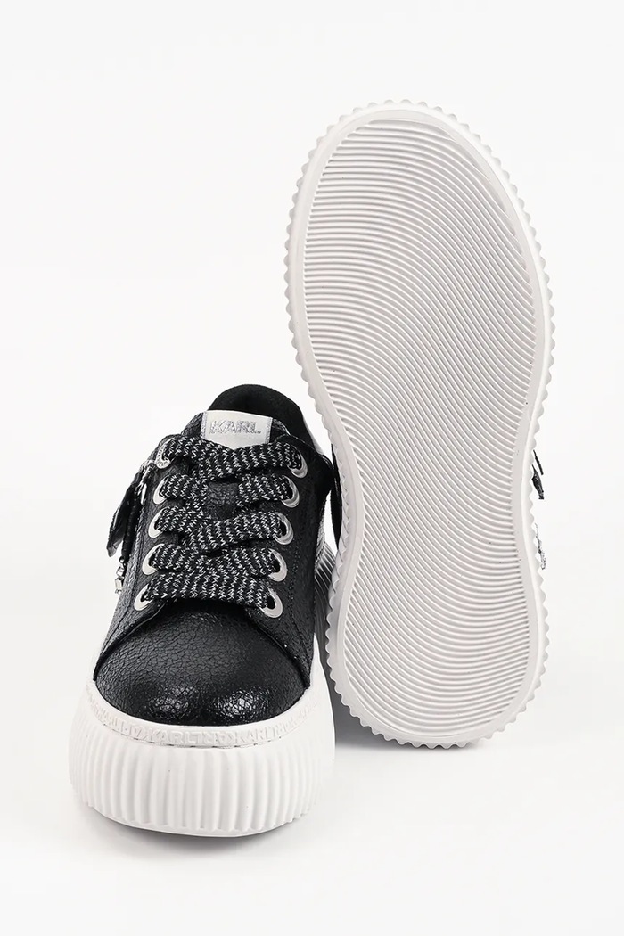 Karl Lagerfeld Kreeper Nft sneakersy damskie skórzane KL42376C.100 czarny