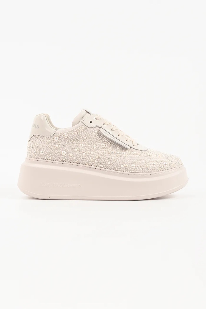 Karl Lagerfeld Anakapri sneakersy damskie beżowy KL63523.4T1