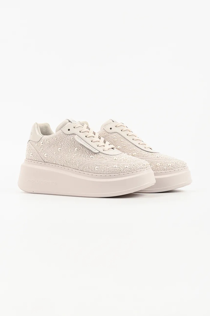 Karl Lagerfeld Anakapri sneakersy damskie KL63523.4T1 beżowy AW26