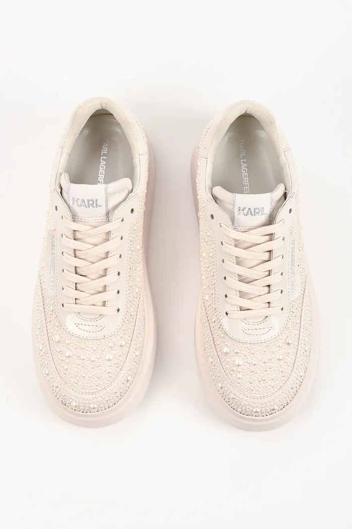 Karl Lagerfeld Anakapri sneakersy damskie beżowy KL63523.4T1