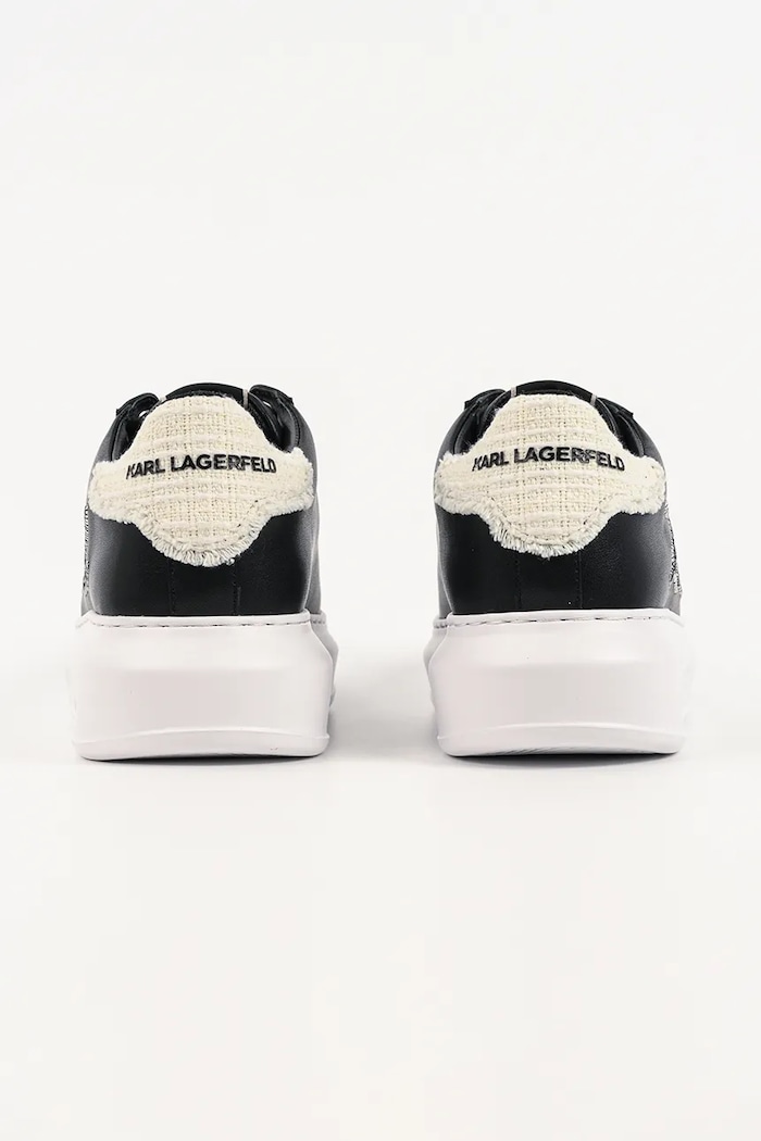 Obuwie Karl Lagerfeld Kapri sneakersy damskie skórzane KL62510R.000 czarny