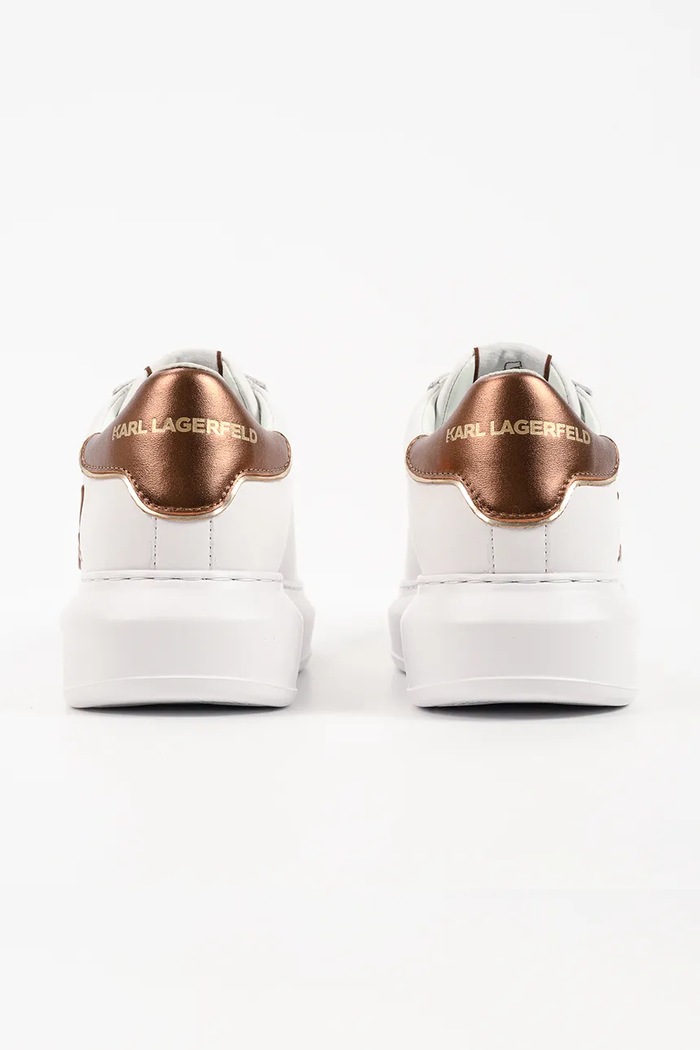 Obuwie Karl Lagerfeld Kapri sneakersy damskie skórzane KL62510C.013 biały