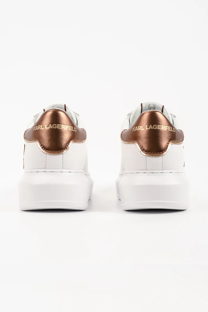 Obuwie Karl Lagerfeld Kapri sneakersy damskie skórzane KL62510C.013 biały