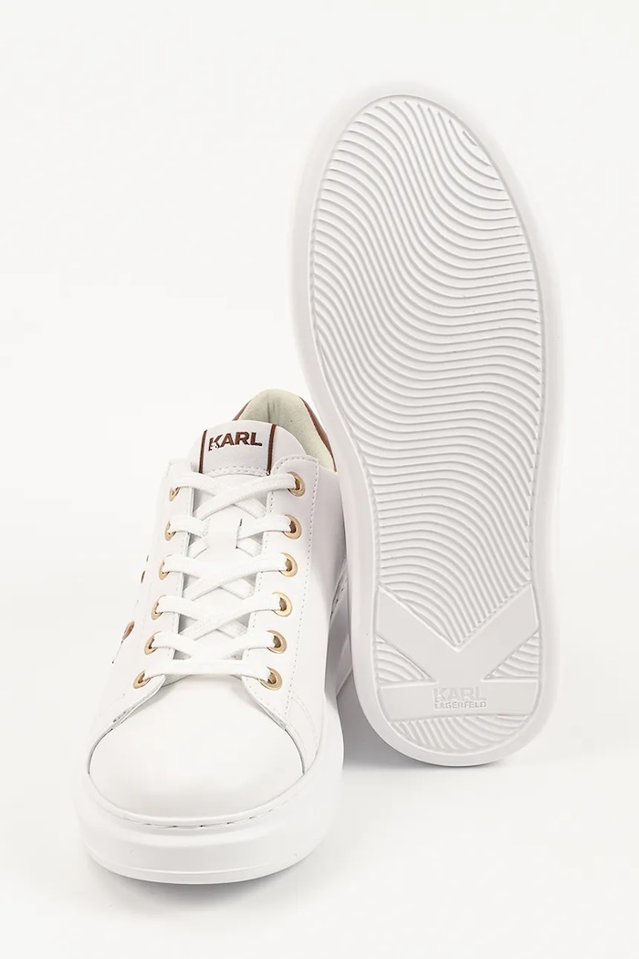 Karl Lagerfeld Kapri sneakersy damskie skórzane KL62510C.013 biały