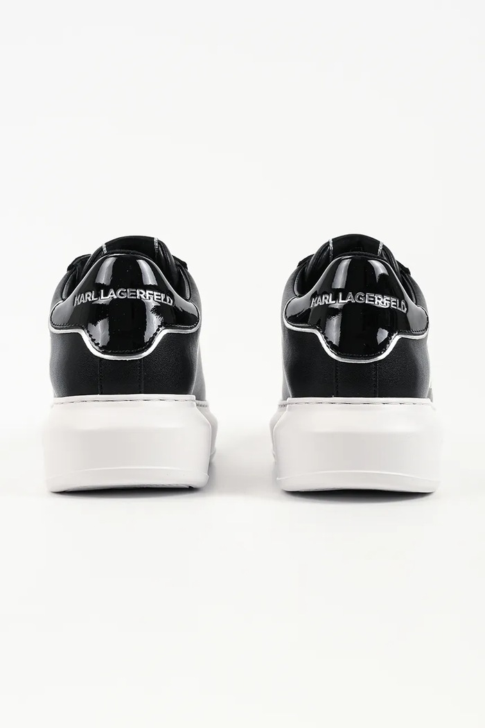 Obuwie Karl Lagerfeld Kapri sneakersy damskie skórzane KL62510C.000 czarny