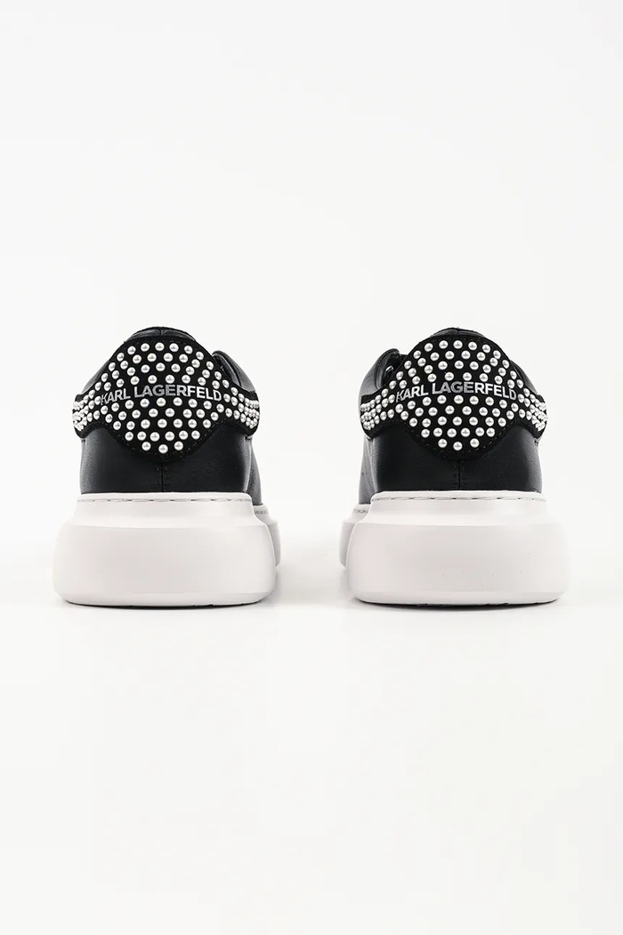 Obuwie Karl Lagerfeld Kore sneakersy damskie skórzane KL66526P.000 czarny