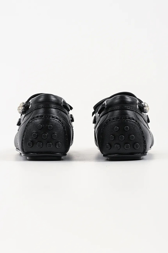 Obuwie Karl Lagerfeld mokasyny damskie skórzane Ariella KL40825.000 czarny
