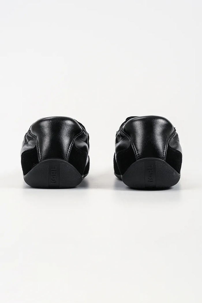 Obuwie Karl Lagerfeld Altia sneakersy damskie skórzane KL66125A.300 czarny