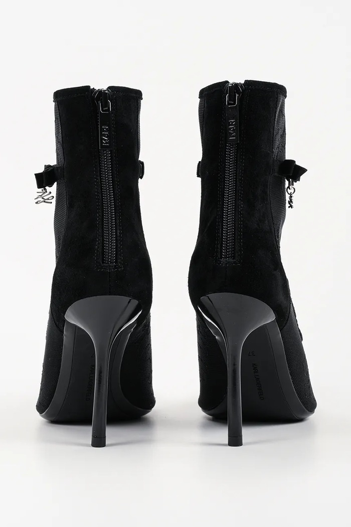 Obuwie Karl Lagerfeld botki na szpilce damskie Sarabande KL30955L.M00 czarny